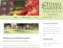 Tablet Screenshot of edsallgarden.com